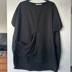 Elizabeth Suzann Harper Shirt, Black